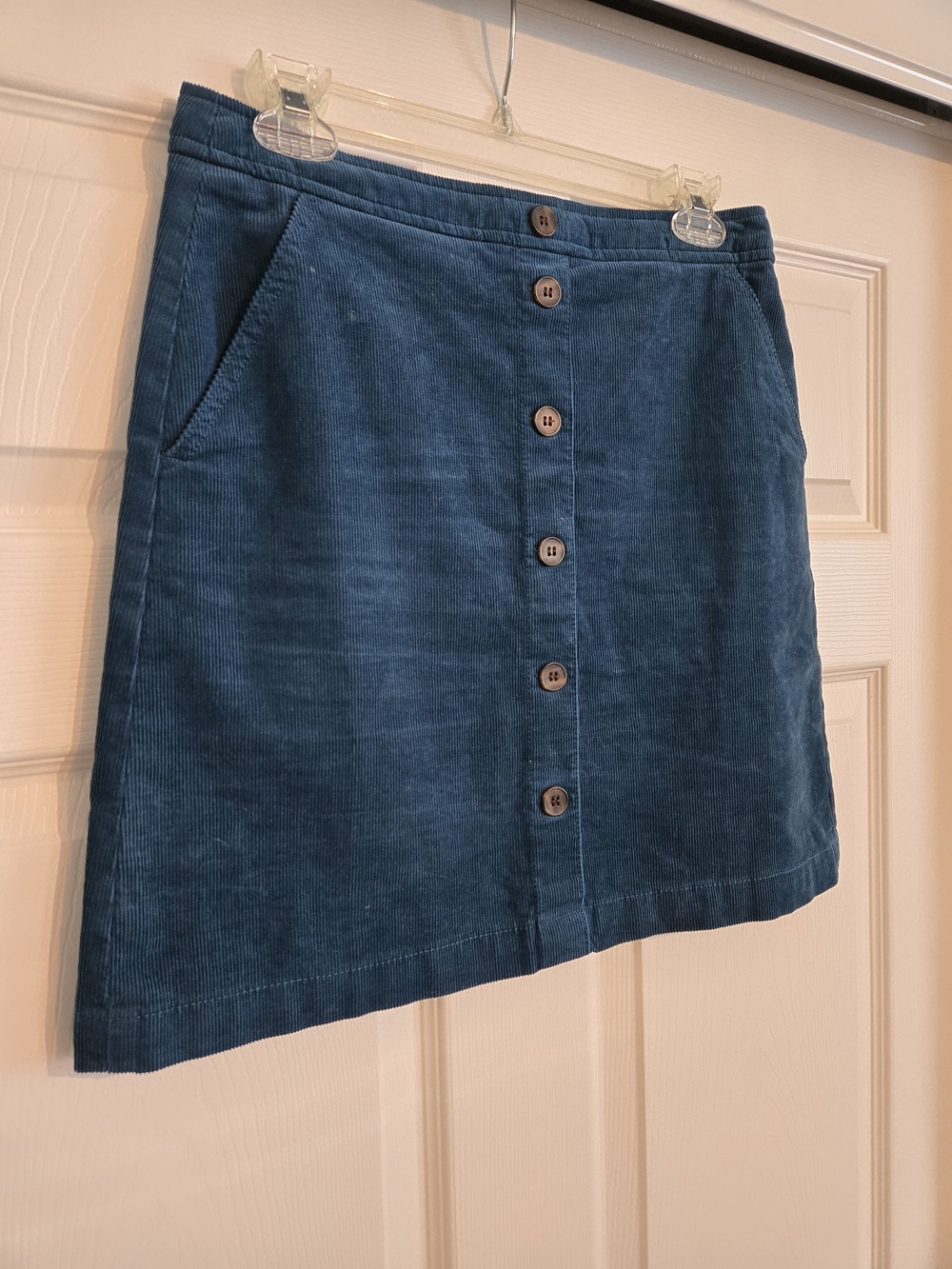 J. Crew Teal Corduroy Mini Skirt